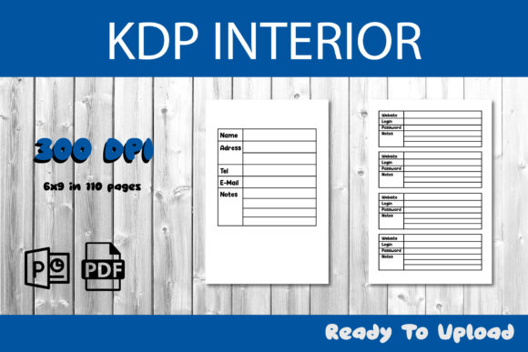 Download Password KDP Interior - Ready to Upload - Premium Resources