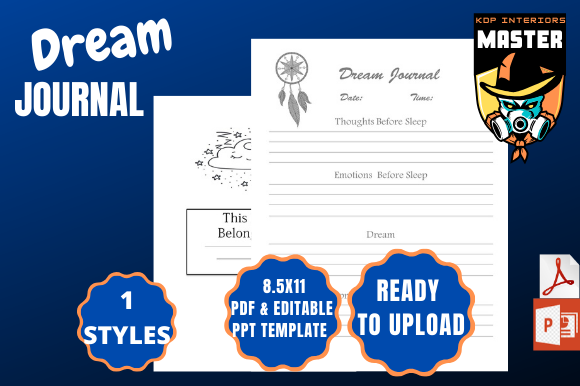 Download Dream Journal (ready to Upload) - Premium Resources