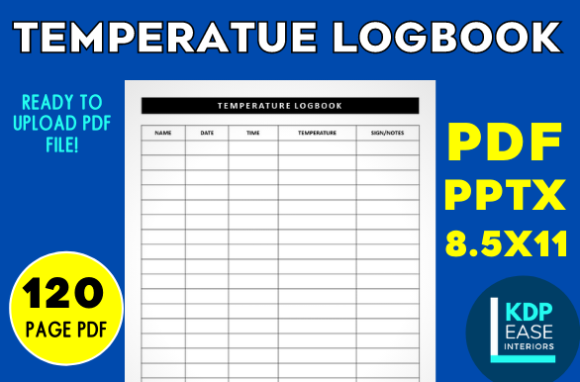 Download Temperature Logbook KDP Ready to Upload - Premium Resources