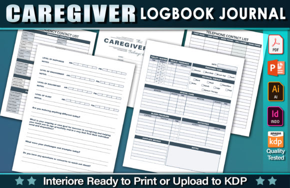 Download Editable Caregiver Logbook Journal - Premium Resources