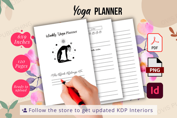 Download Daily Yoga Planner - Ready to Upload - Premium Bundle